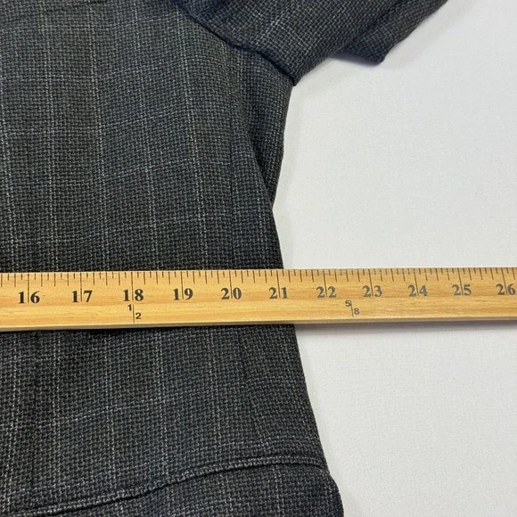Canali Suit Jacket Mens 54 Gray Check Wool Cashmere Tweed Sport Coat Made Italy